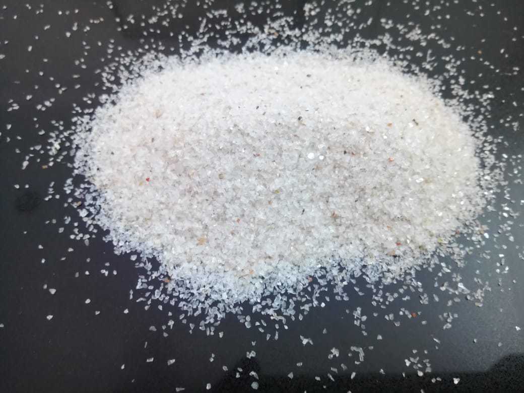 Natural white silica Quartz granular sand for industrial use at Best ...