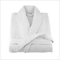 Waffle White Bathrobe