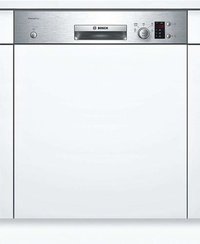 Bosch Serie 2 60 Cm Stainless Steel 12 Place Setting Semi Intergarted Built In Dishwasher Smi25as00e