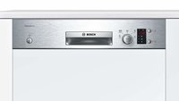 Bosch Serie 2 60 cm Stainless Steel 12 Place Setting Semi Intergarted Built in Dishwasher SMI25AS00E