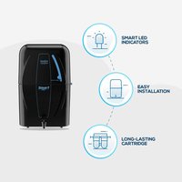 Eureka Forbes Aquasure from Aquaguard Smart Plus RO+UV+MTDS Water Purifier,Black