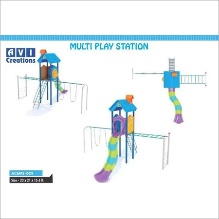 FRP Outdoor Children Multi Play Stations