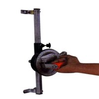 Rotary Wrist Machine Supinator Pronator Wall Mounting - Stainless Steel, 20mm Sq. Tube For Height Adjustment | Single Grip, Calibrated Resistance Control, Wall Mountable