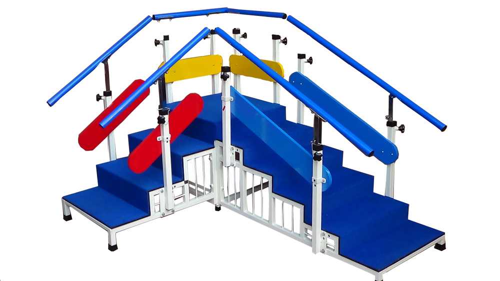 Imi-2954 Training Stairs Child Size With Side Guards Corner Type - Age Group: Adults