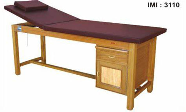 Examination Treatment Couch Wooden With Storage