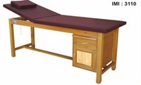 Imi 3110 Examination Treatment Couch Wooden With Storage - Dimension (l*w*h): 200cm X 70cm X 75cm