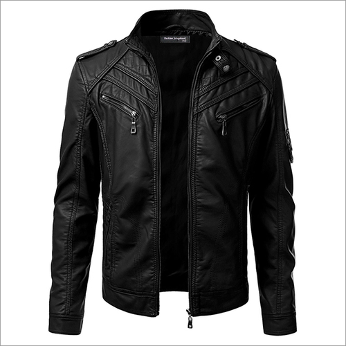 Synthetic Mens Leather Jackets