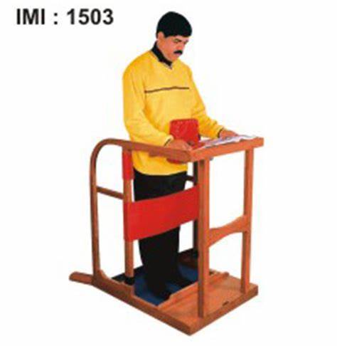 Imi-1503 Stand in Frame Adult With Foam Padded Wooden