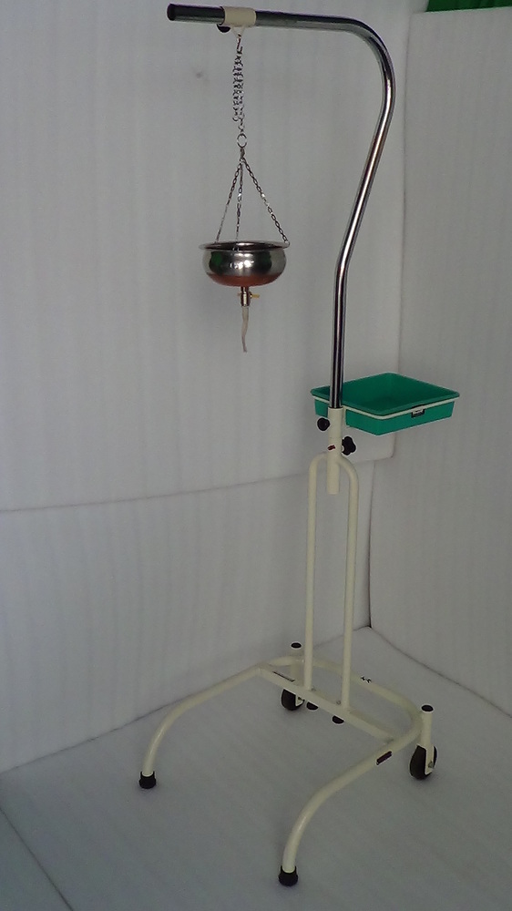 IMI 2283 Shirodhara Stand Metal Frame With Ss Pot