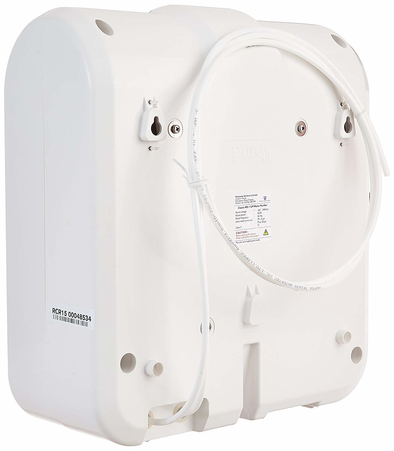 HUL Pureit Classic RO + UV 6 Stage Table Top/Wall Mountable White & Blue 5 litres Water Purifier