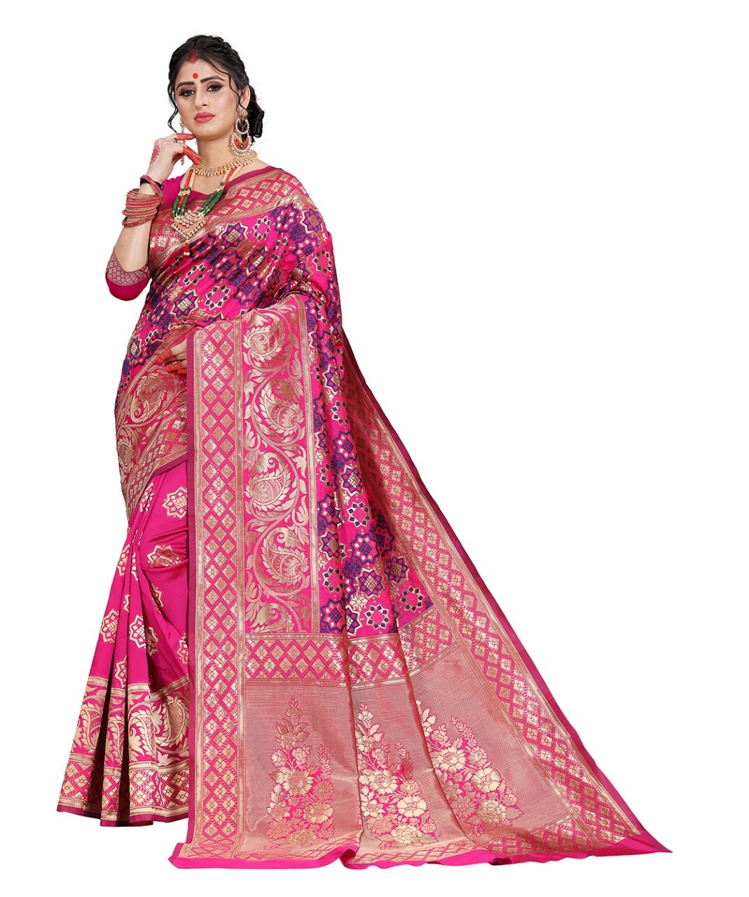 New Designer Banarasi  Silk Saree For Women