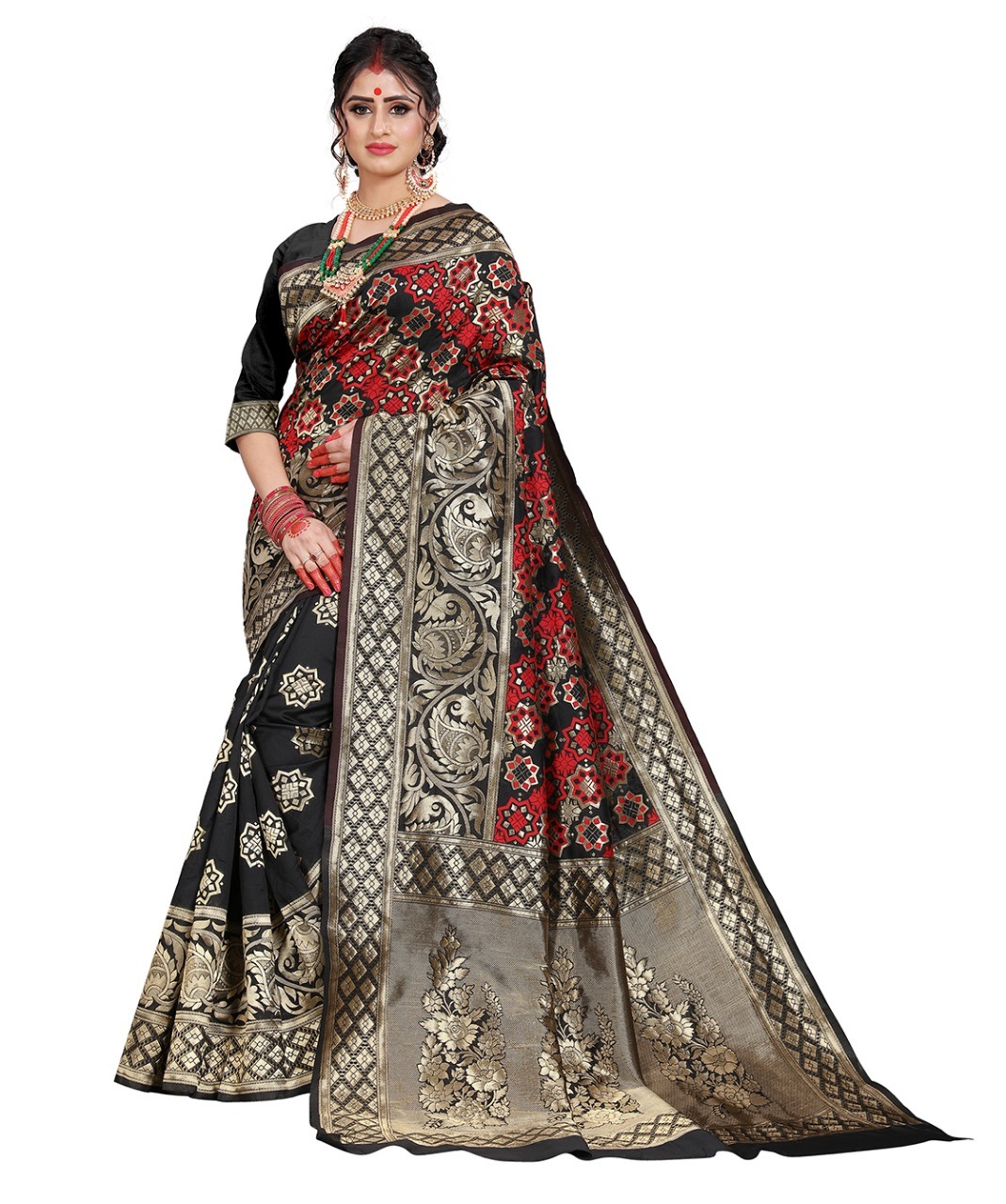New Designer Banarasi  Silk Saree For Women