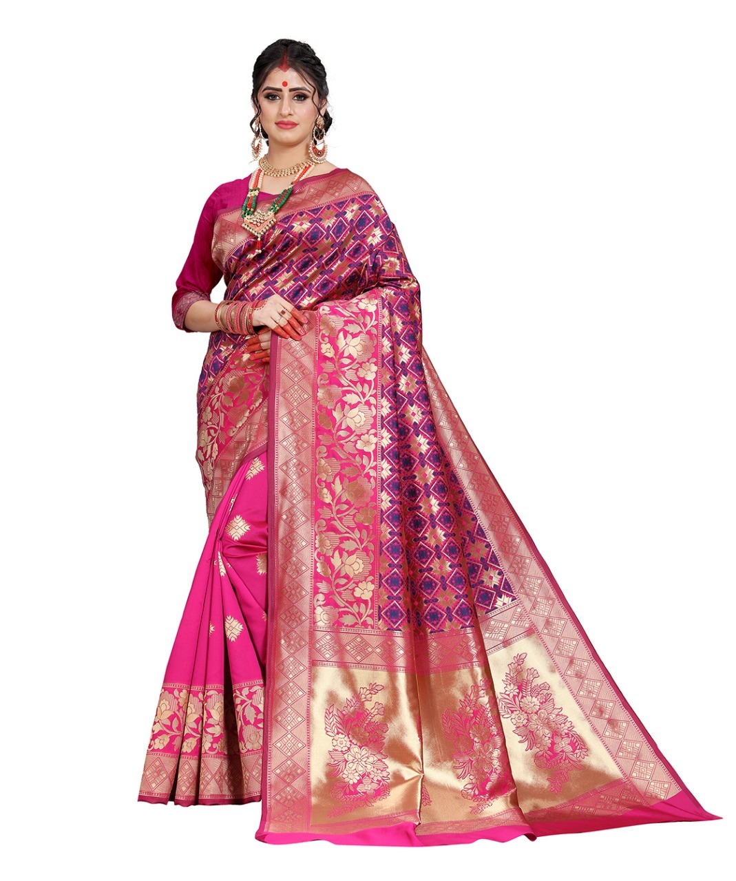 New Designer Banarasi  Silk Saree For Women