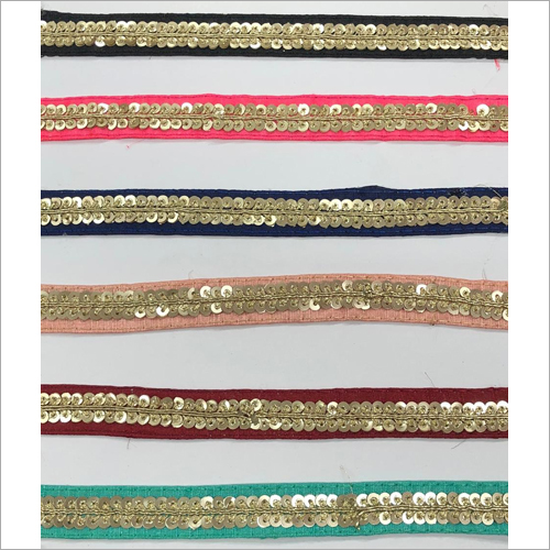 Available In Different Colour Embroidered Gota Lace