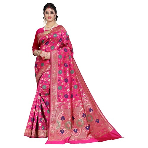 Rich Pallu  Heavy Banarasi  Silk Sarees For Ladies