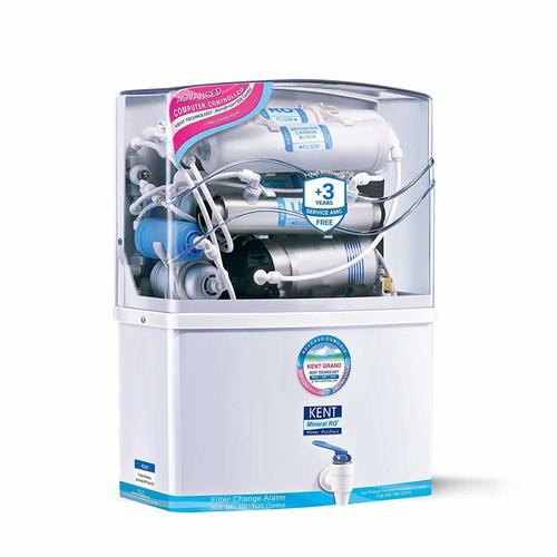KENT Grand 8-Litres Wall-Mountable RO + UV/UF + TDS Controller (White) 15 ltr/hr Water Purifier