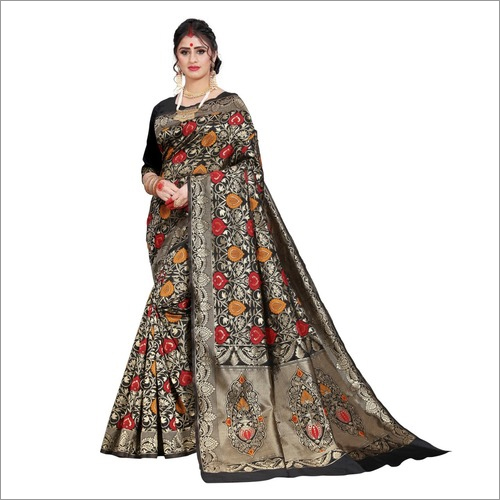 New Designer Banarasi Silk Saree & Jacquard Work