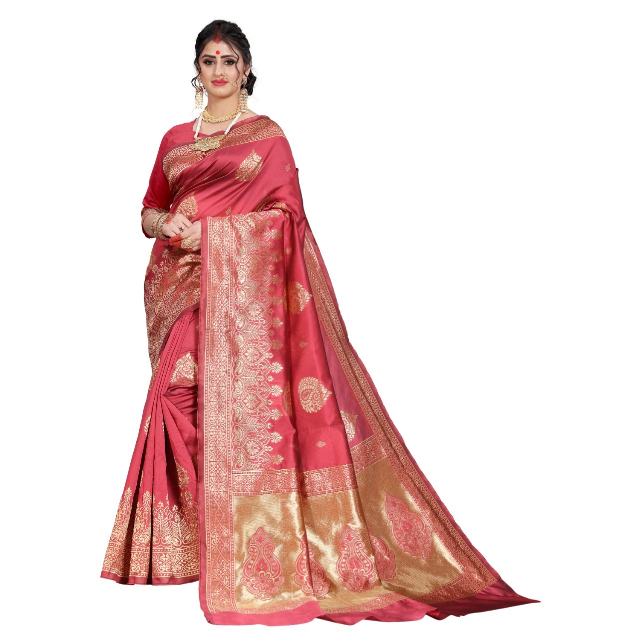 New Designer Banarasi Silk Saree & Jacquard Work