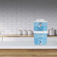 KENT Gold Optima 10-Litres Gravity Based Non-electric Water Purifier (Aqua Blue/White)