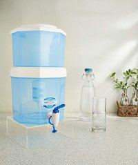 KENT Gold Optima 10-Litres Gravity Based Non-electric Water Purifier (Aqua Blue/White)