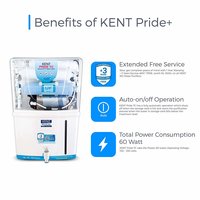 KENT 11087 Pride TC Mineral RO Water Purifier (White)