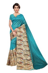 Peacock Printed Saree