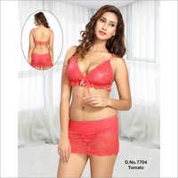 Available In Different Color Ladies Fancy Lingerie Set