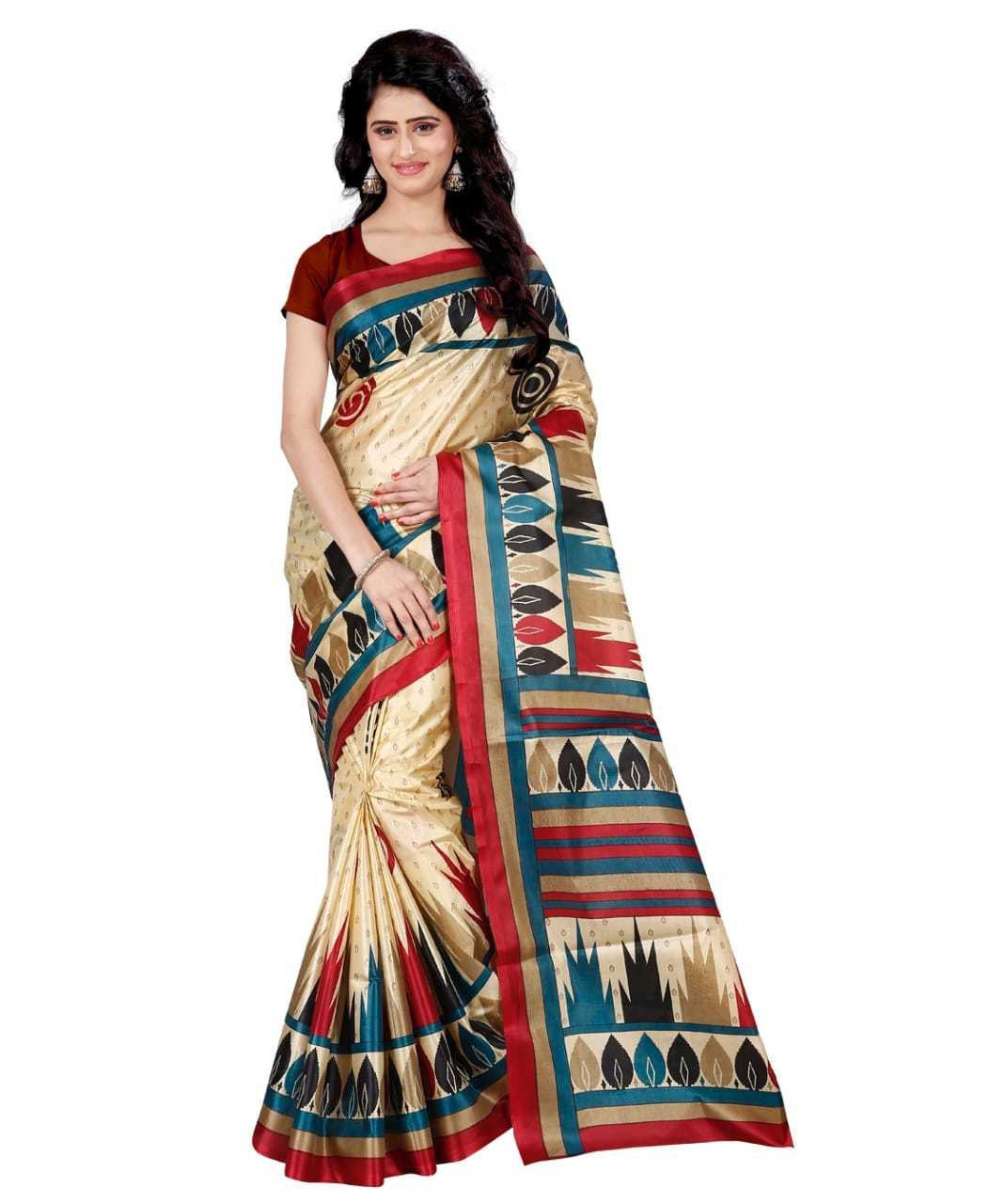 Ladies Daily Wear Printed Fancy Silk Saree