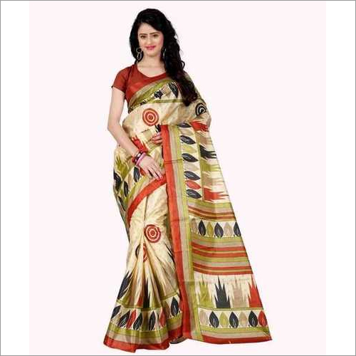 Ladies Daily Wear Fancy Printed Silk Saree