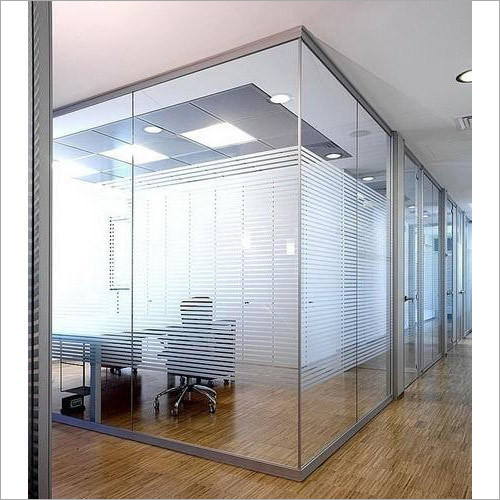 Office Partition Toughened Glass