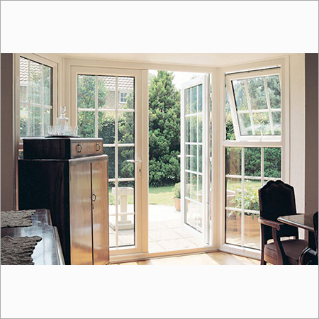 Casement Door - uPVC Material Variable Dimensions White Color | Customizable Sizes Durable Frame Easy Installation Energy Efficient Enhanced Security Improved Aesthetics Low Maintenance Weather Resistant Multi-point Locking