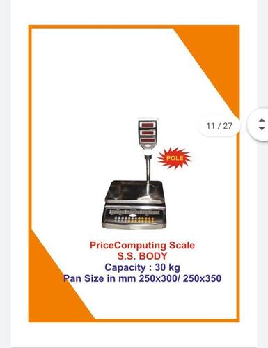 30 KG SS Body Computing Scale
