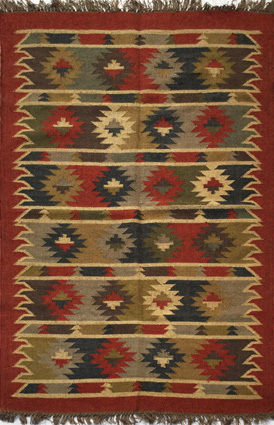 Oriental Wool Jute Rug