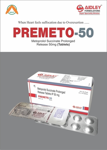 Metoprolol Tartrate 50mg ER Tablet