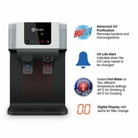 A.O.Smith Z1 HOT UV 10 Litre Wall Mountable, Table Top UV Black 10 Litre Water Purifier