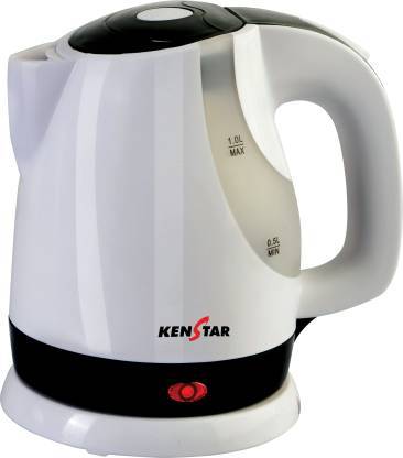 Kenstar KKB10C3P-DBH Electric Kettle  (1 L, White)