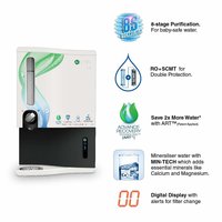 AO Smith X8 Green RO 9 Litre Wall Mountable , Table Top RO+SCMT Black 9 Litre Water Purifier