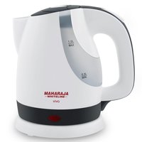 Maharaja Whiteline Viva 1-Litre Kettle (White/Black)