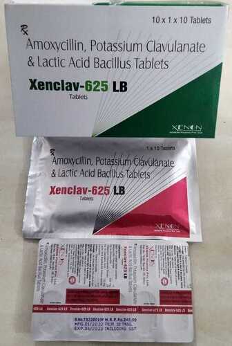 Amoxycillin Potassium Clavulanate And Lactic Acid Bacillus Tablets Storage: Dry Place