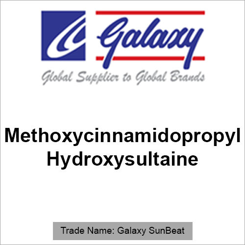 Methoxycinnamidopropyl Hydroxysultaine