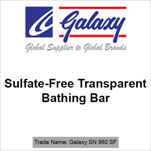 Sulfate-Free Transparent Bathing Bar
