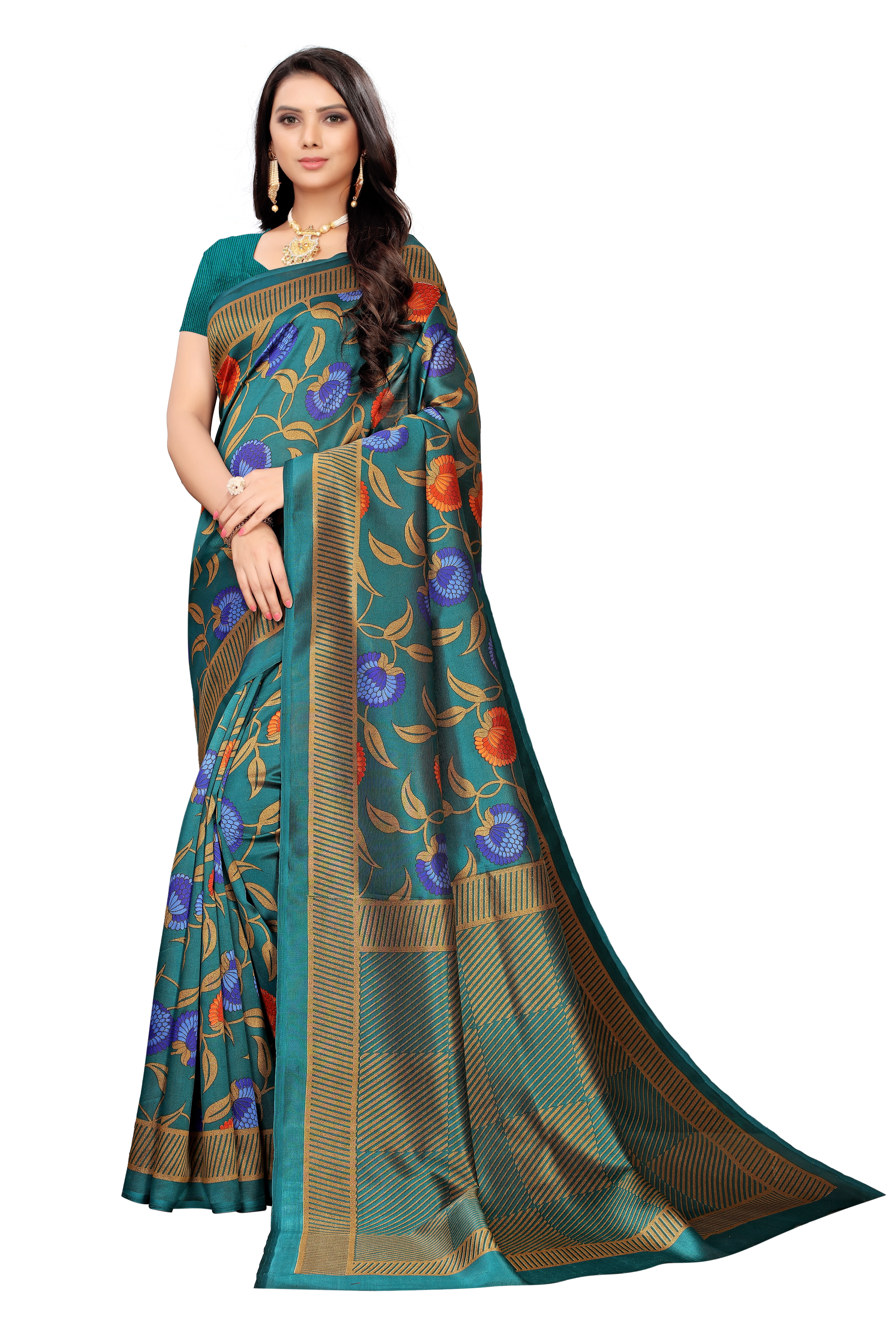 KALAMKARI MYSORE PRINTED SAREE