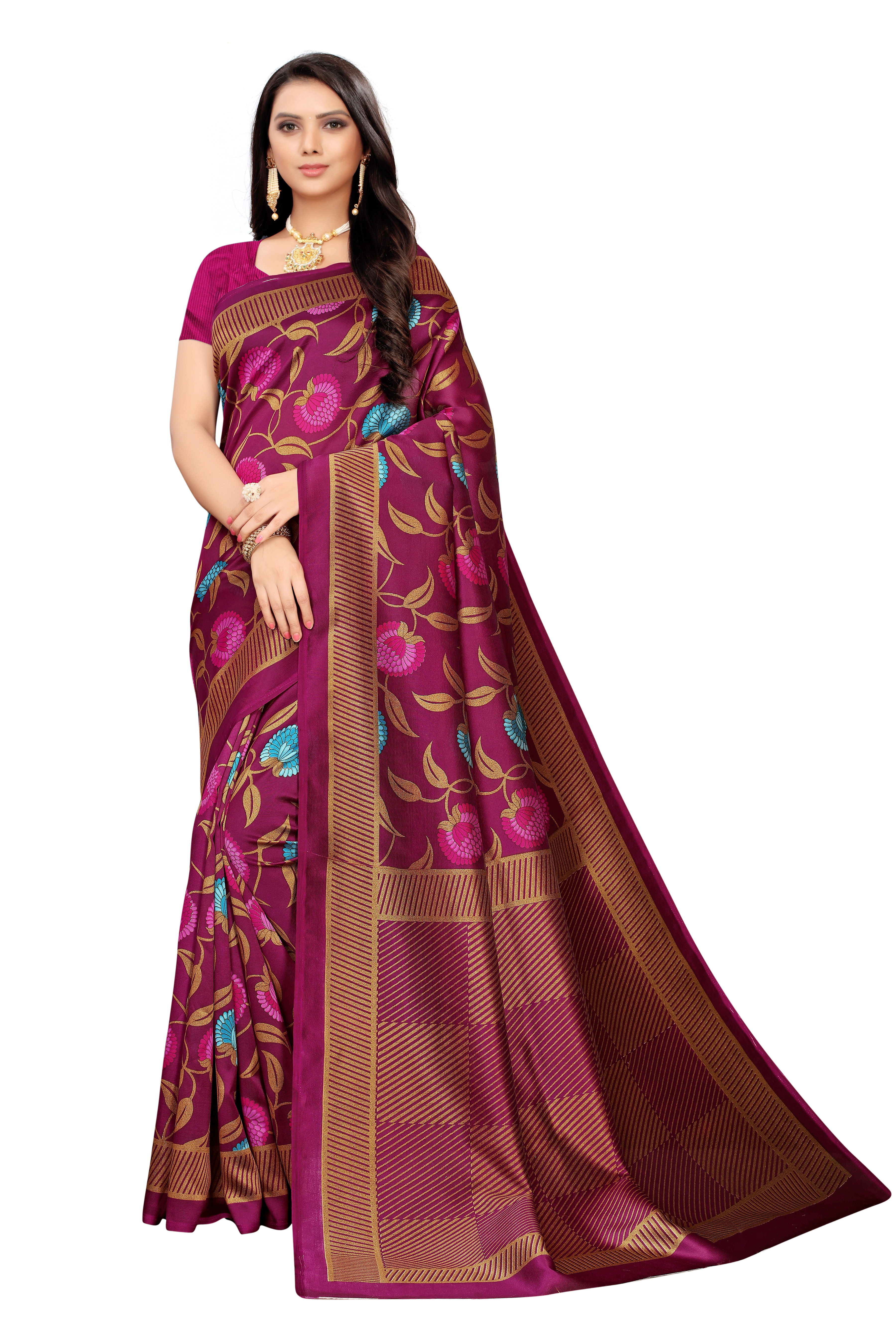KALAMKARI MYSORE PRINTED SAREE