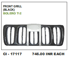 Front Grill Black Bolero T-2 (cinew)