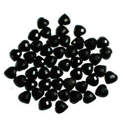 Landscaping Garden Decor Black Polished Agate Pebbles Stone with high polished stone