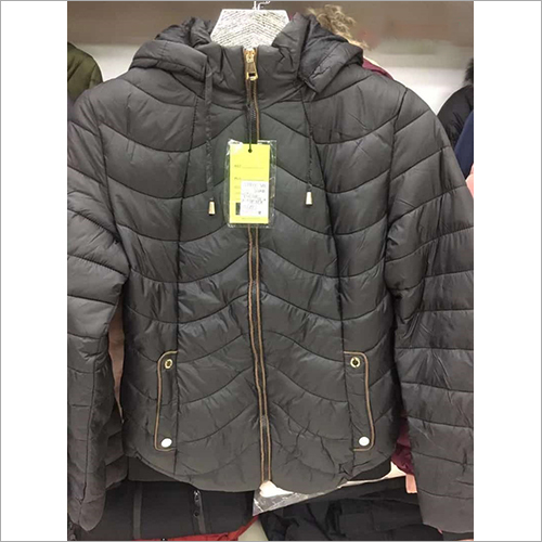 Available In Different Colour Ladies Full Sleeve Puffer Jacket