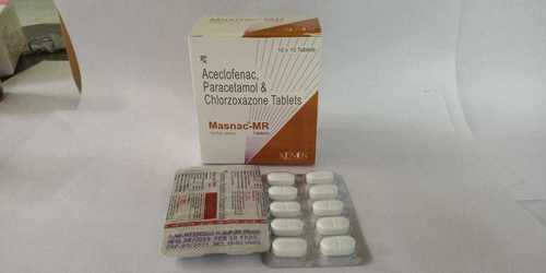 Aceclofenac Paracetamol and Chlorzoxazone Tablets