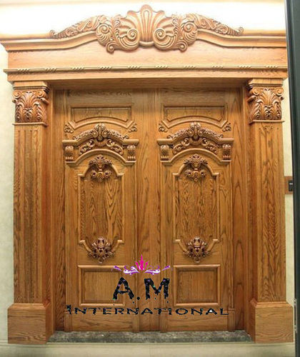 Handmade Carved Wooden Door