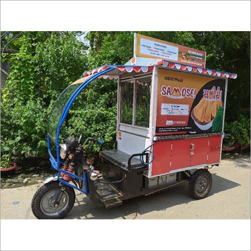 Electric Rickshaw Food Cart