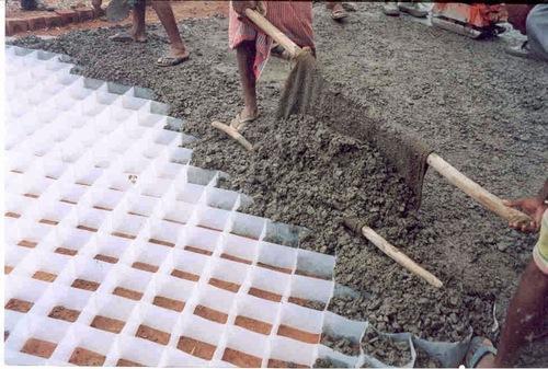 Plastic Cell Filled Concrete